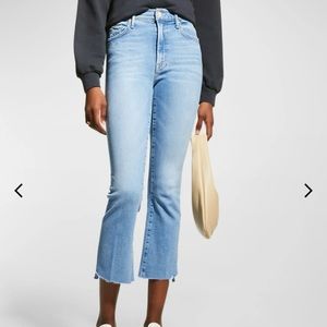 MOTHER The Insider Crop Step Fray Jeans